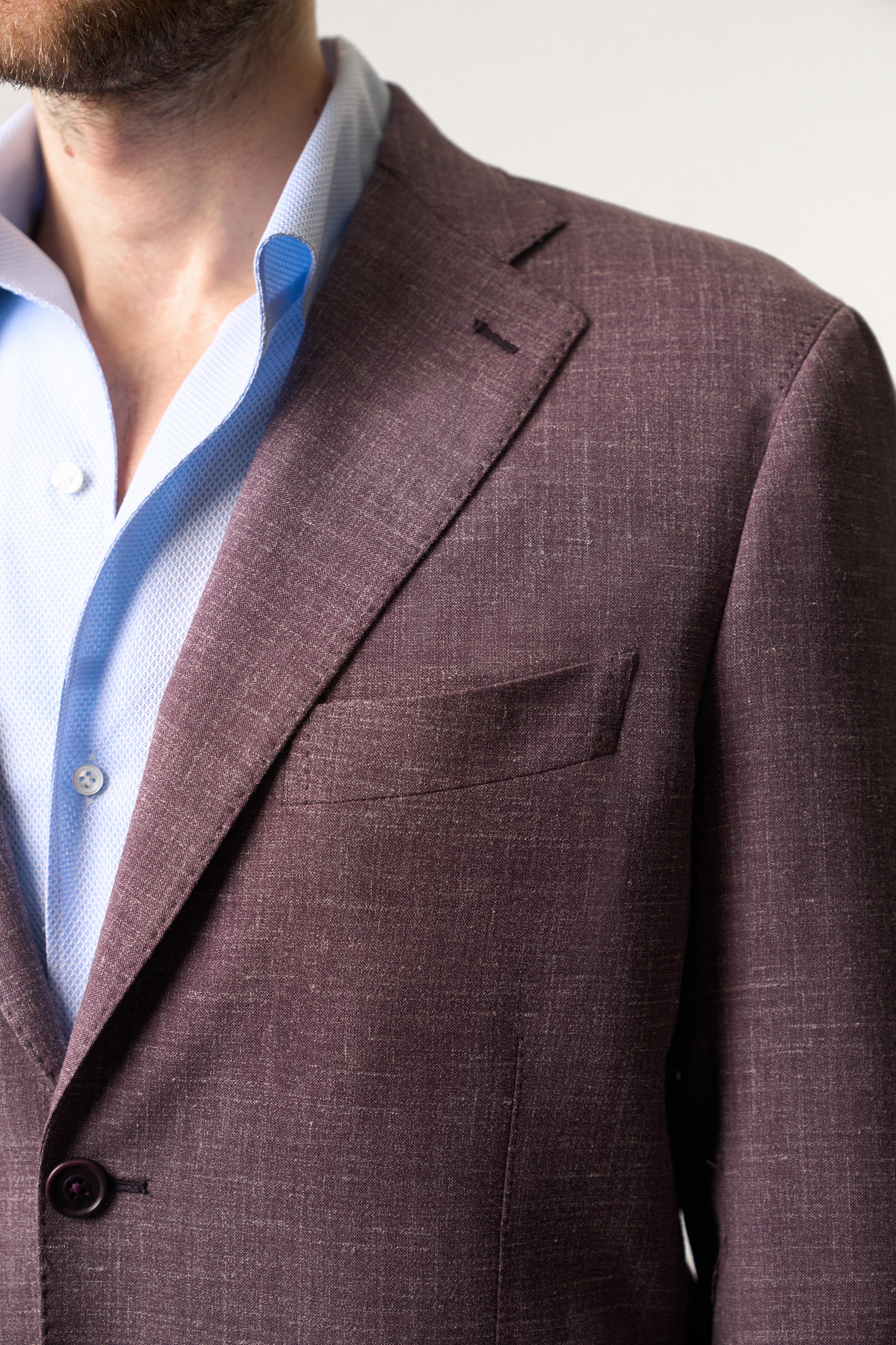 Wjosa wool, silk, and linen blazer