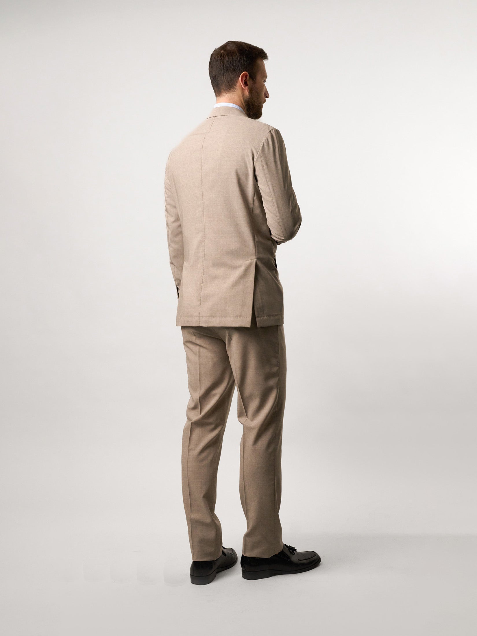 Ultra Light Beige Super 140's Suit